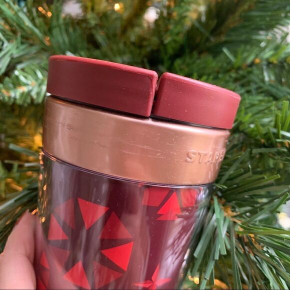 NWT 2013 Starbucks Bella Red Holiday Tumbler 12 oz - Picture 5 of 9